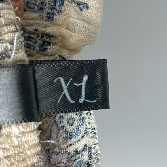 Nevena Rae Multicolored Patchwork Wide Cropped Leg Ruffle Hem‎ Jumpsuit - Picture 4 of 10